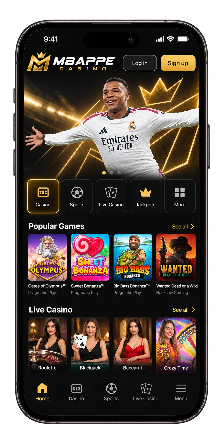 Download the Mbappe Casino App